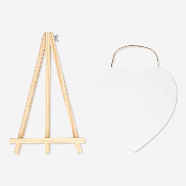 Easel with canvas